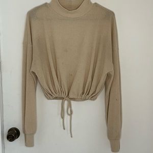 Nordstrom tan mick turtle neck sweater worn